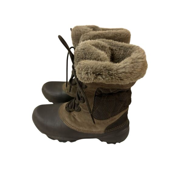 Columbia waterproof snow winter boots size 7m brown - Picture 1 of 9
